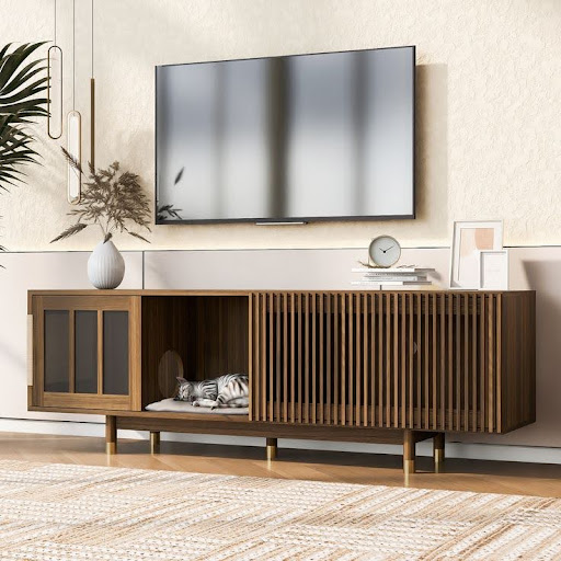 mid century modern tv stand​