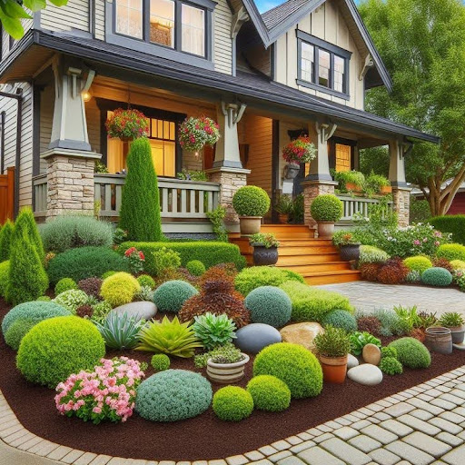 Modern outdoor space designed by Roger Morph showcasing eco-friendly landscaping
